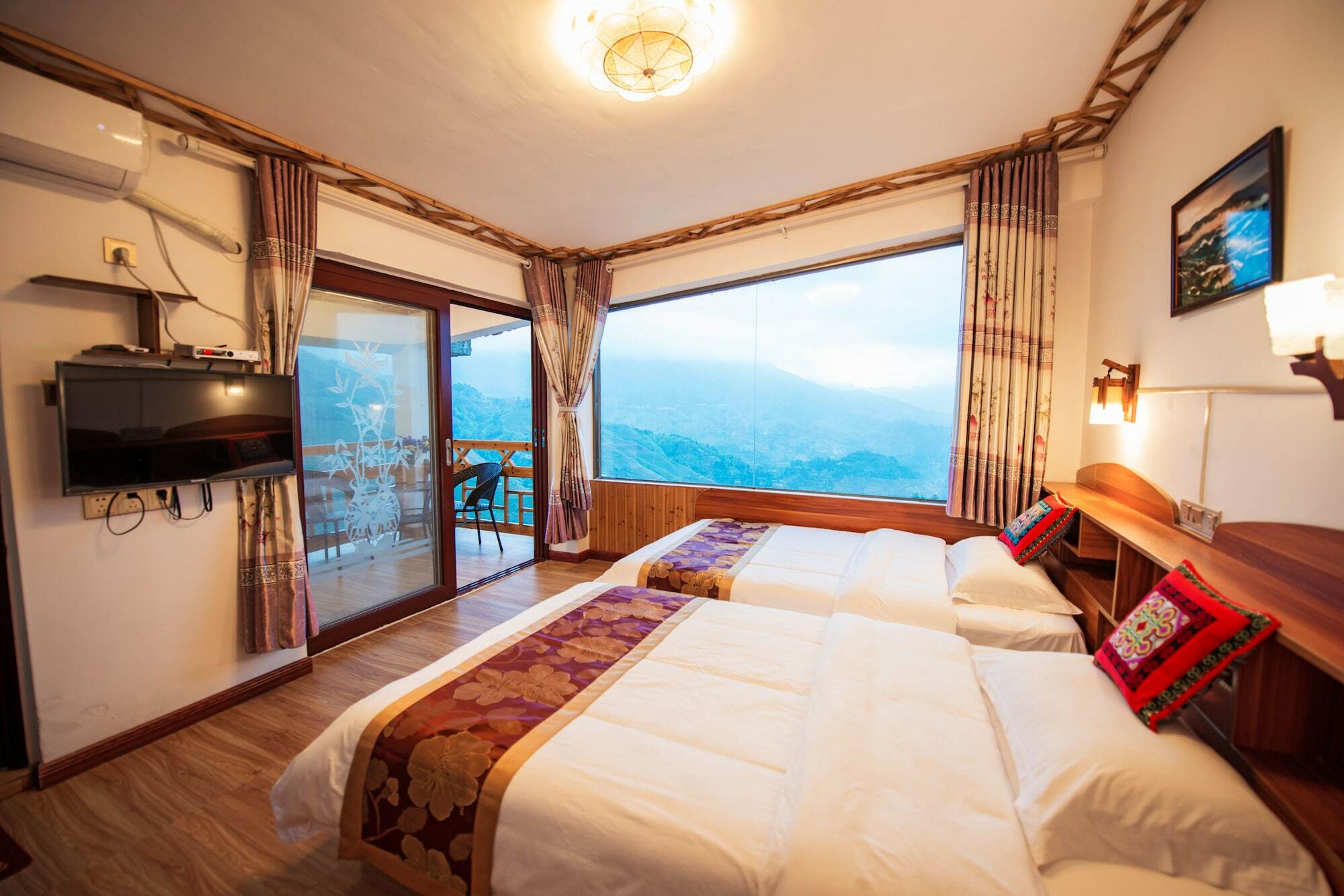 Longji Rice Terraces Green View Guesthouse หลงเซิง ภายนอก รูปภาพ