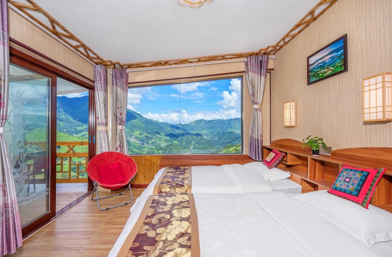 Longji Rice Terraces Green View Guesthouse หลงเซิง ภายนอก รูปภาพ