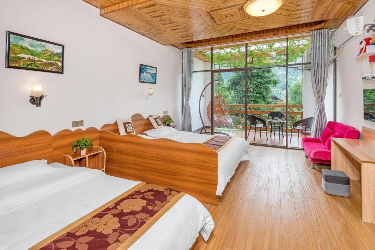 Longji Rice Terraces Green View Guesthouse หลงเซิง ภายนอก รูปภาพ